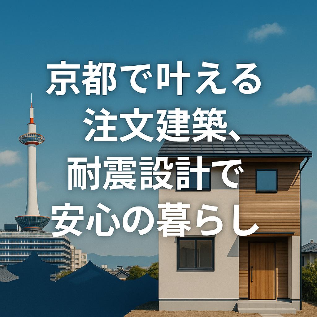 京都で叶える注文建築、耐震設計で安心の暮らし