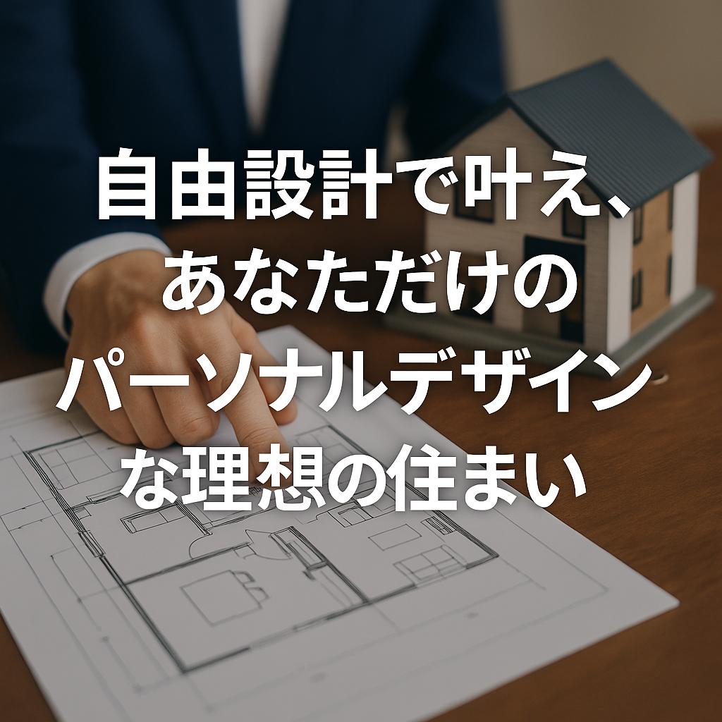 自由設計で叶える、あなただけのパーソナルデザインな理想の住まい