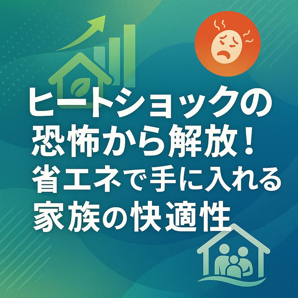 ヒートショックの恐怖から解放！省エネで手に入れる家族の快適性