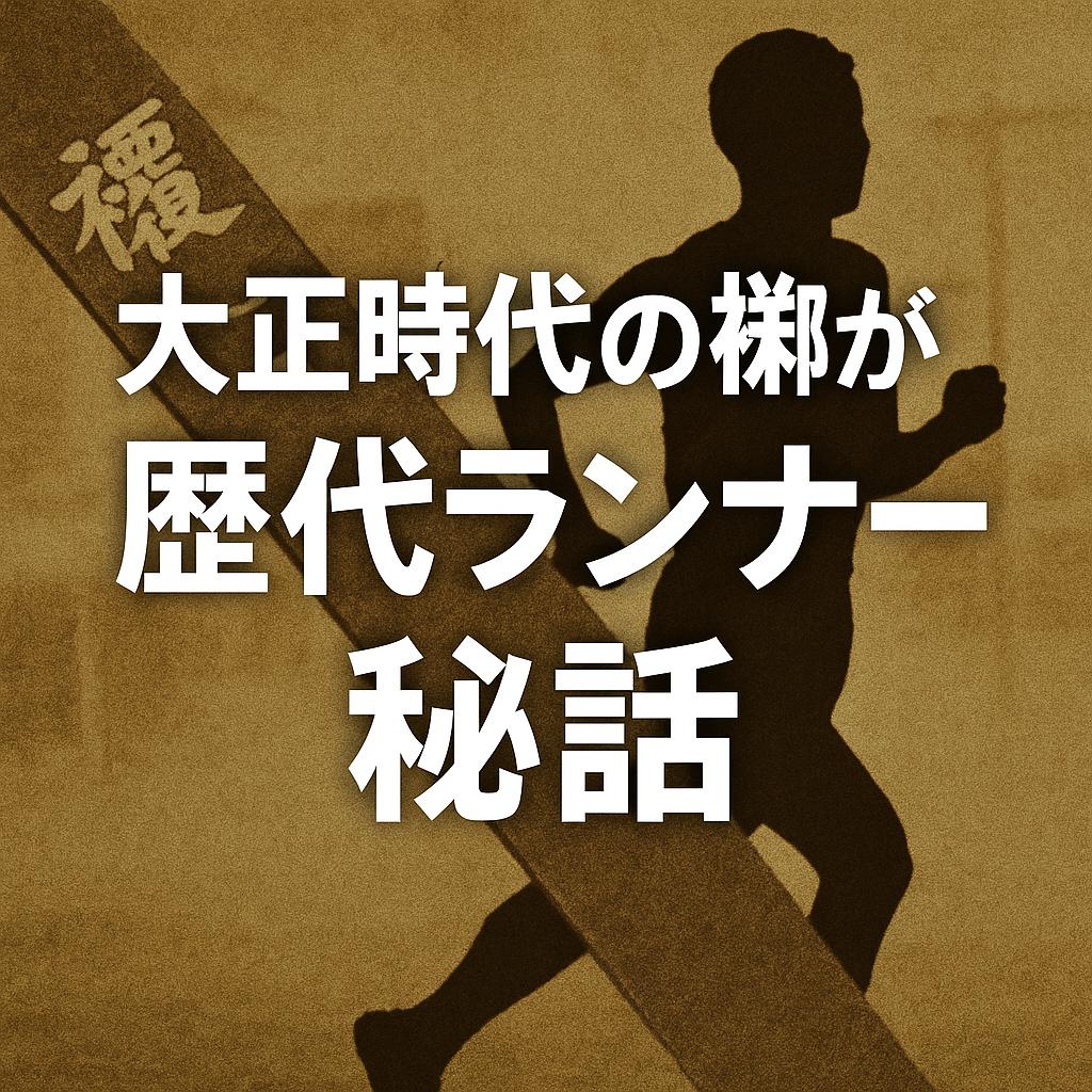 大正時代の襷が語る歴代ランナー秘話