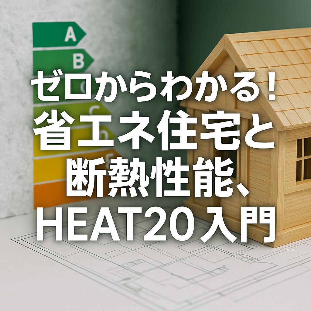 ゼロからわかる！省エネ住宅と断熱性能、HEAT20入門