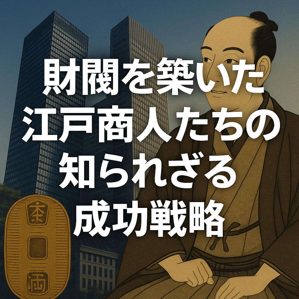 財閥を築いた江戸商人たちの知られざる成功戦略