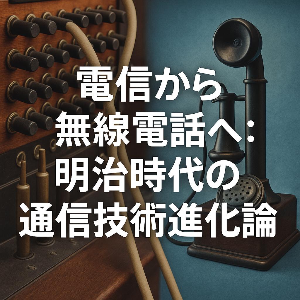 電信から無線電話へ：明治時代の通信技術進化論