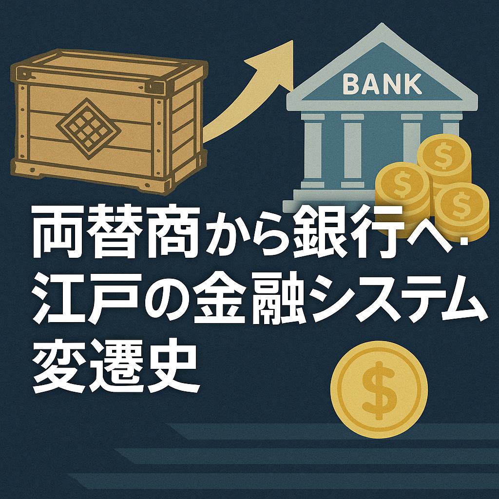 両替商から銀行へ：江戸の金融システム変遷史