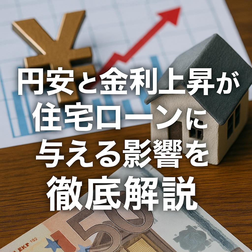 円安と金利上昇が住宅ローンに与える影響を徹底解説