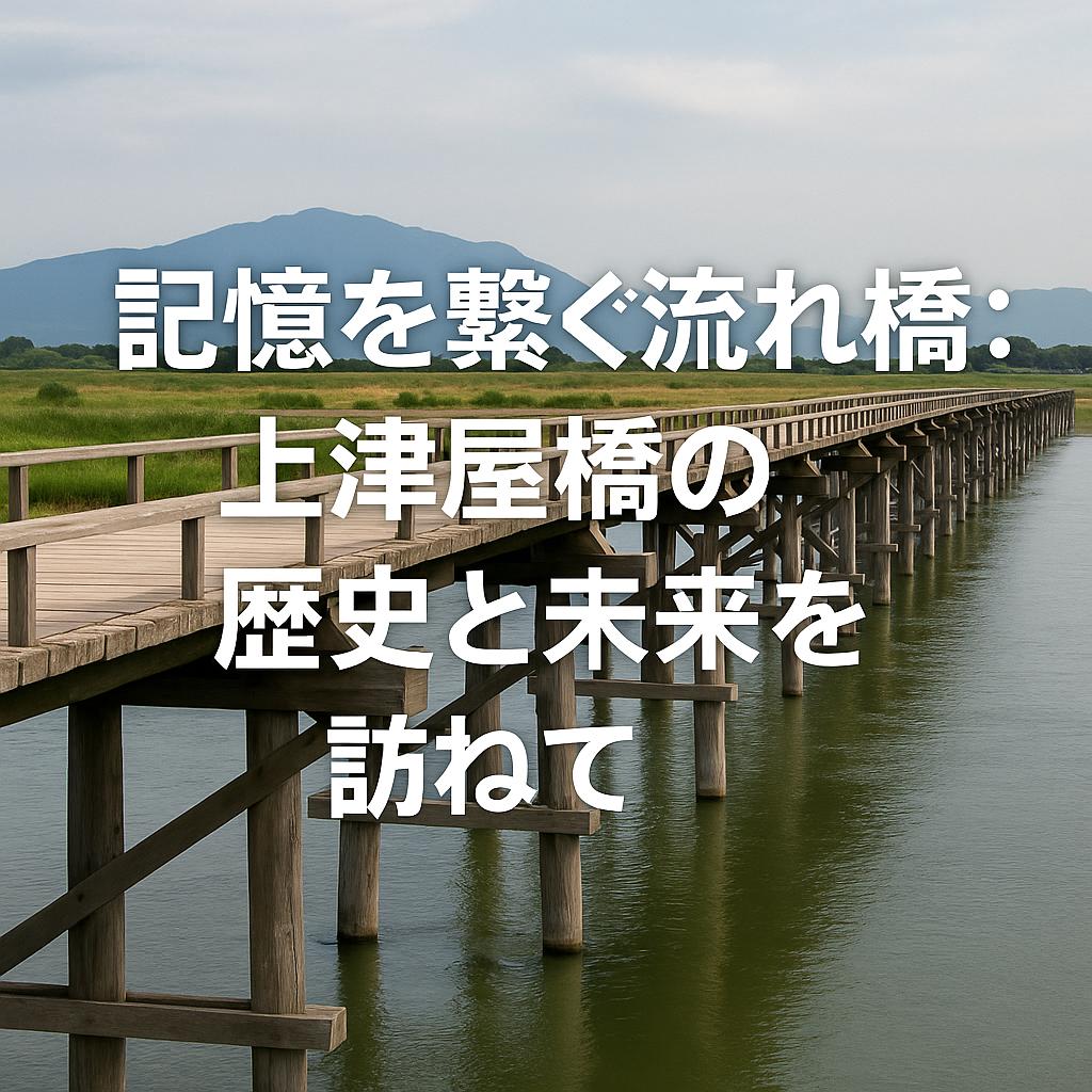 記憶を繋ぐ流れ橋：上津屋橋の歴史と未来を訪ねて
