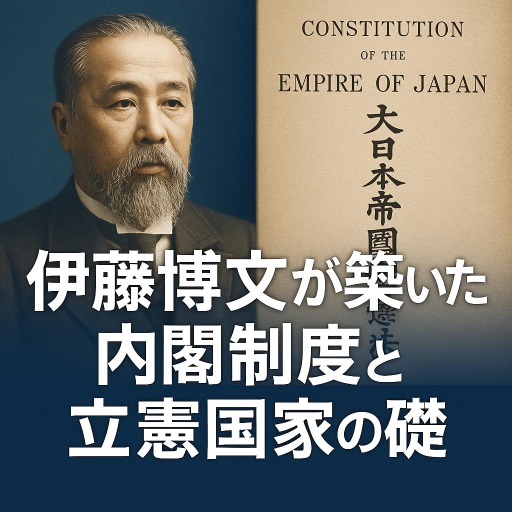 伊藤博文が築いた内閣制度と立憲国家の礎