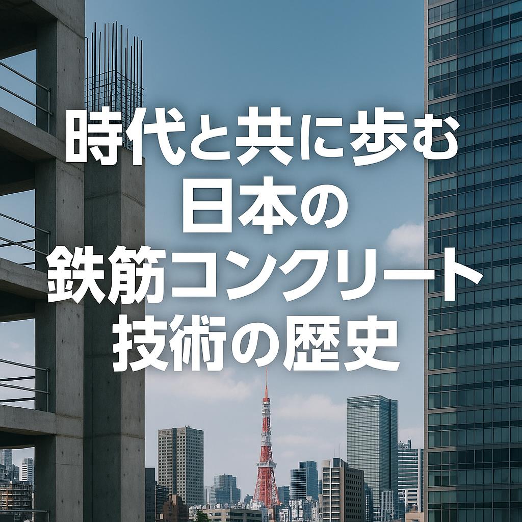 時代と共に歩む日本の鉄筋コンクリート技術の歴史