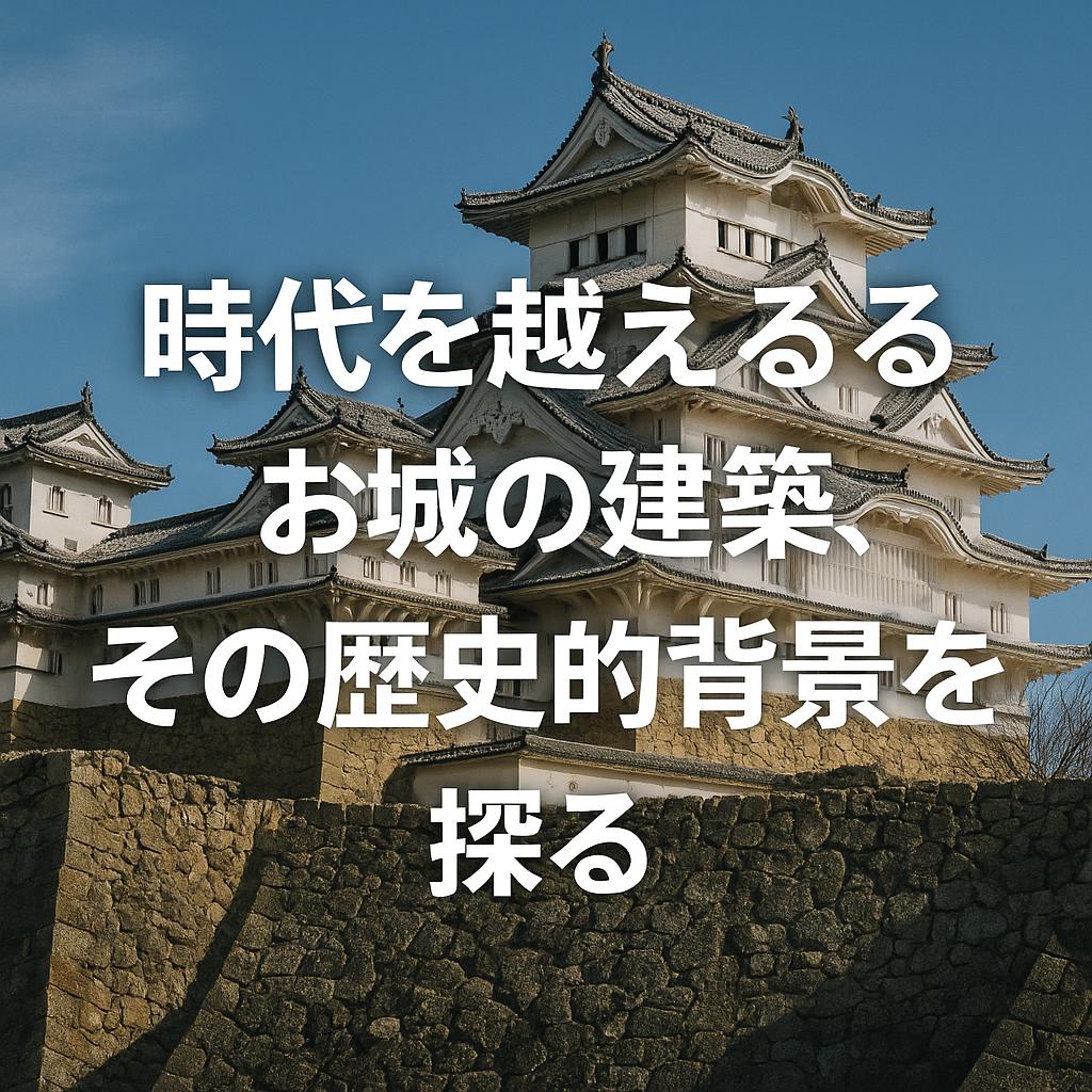 時代を越えるお城の建築、その歴史的背景を探る