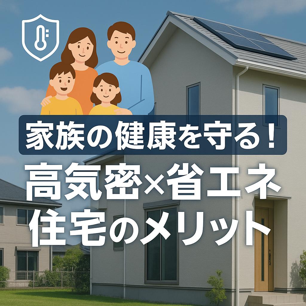 家族の健康を守る！高気密×省エネ住宅のメリット