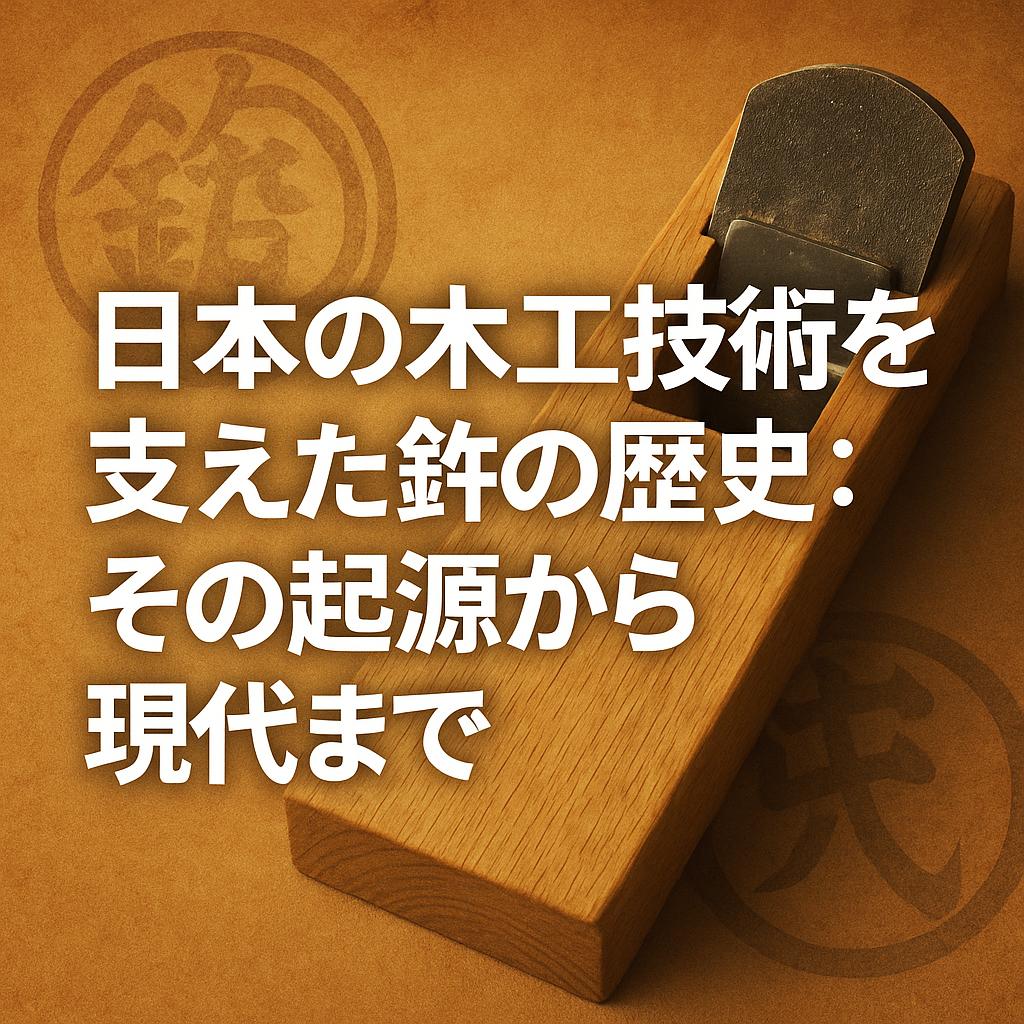 日本の木工技術を支えた鉋の歴史：その起源から現代まで