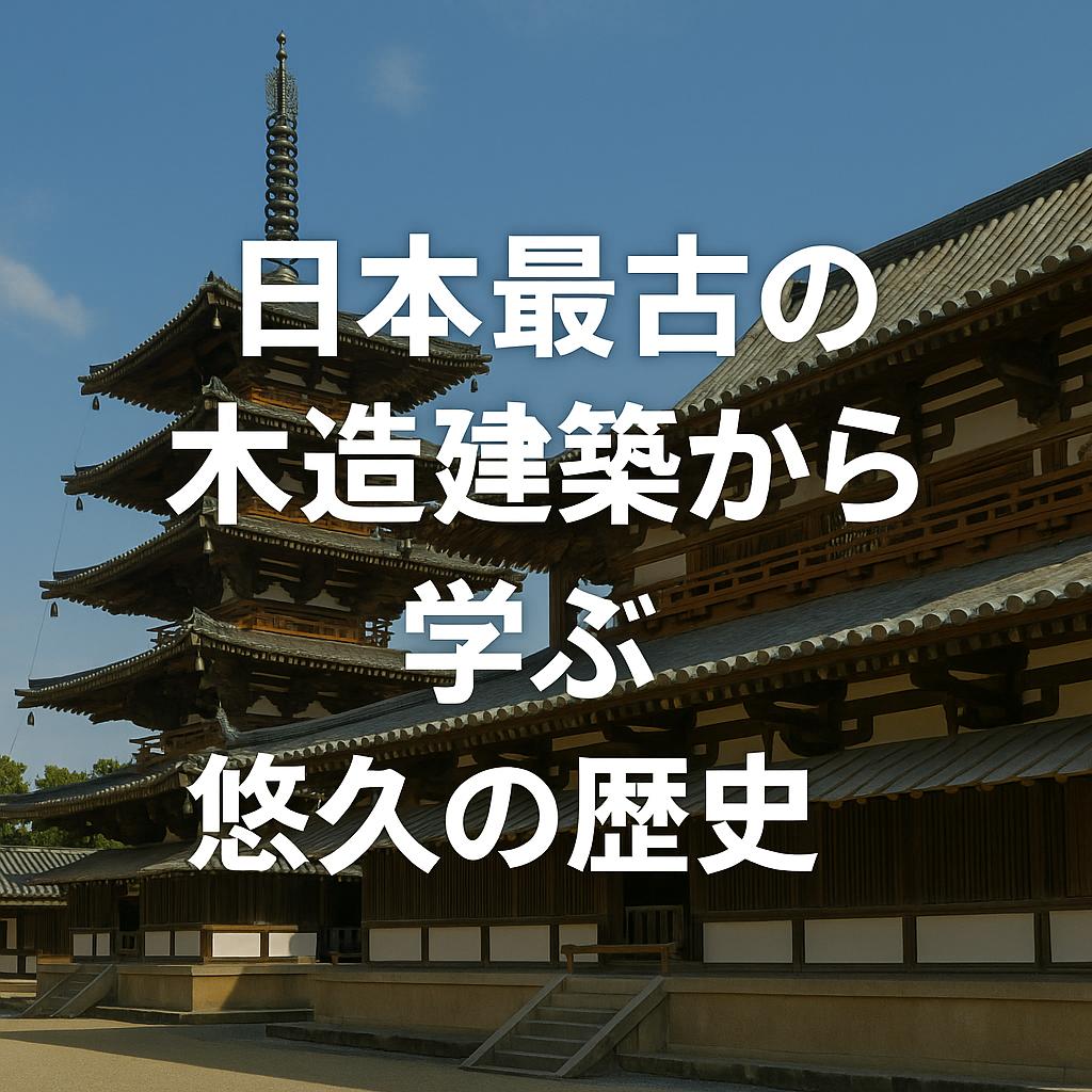 日本最古の木造建築から学ぶ悠久の歴史