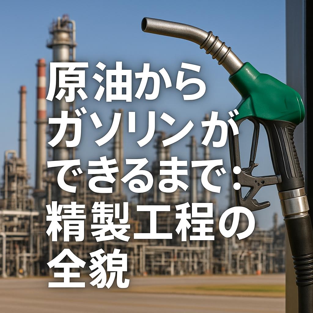 原油からガソリンができるまで：精製工程の全貌