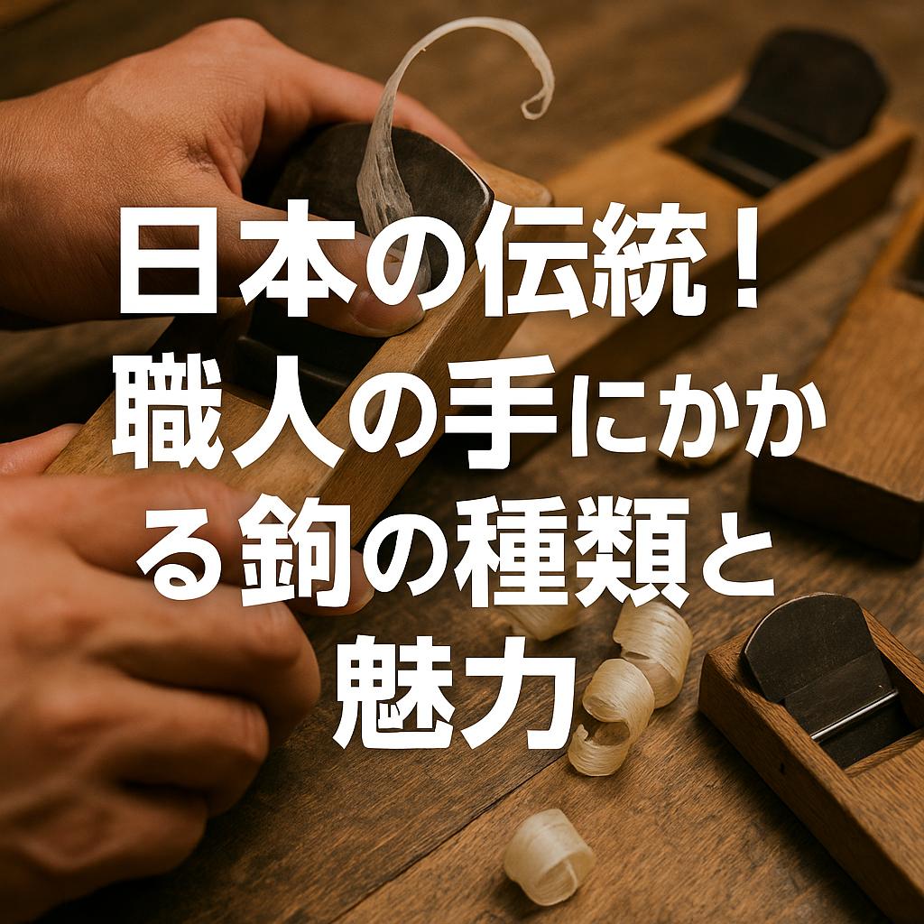 日本の伝統！職人の手にかかる鉋の種類と魅力