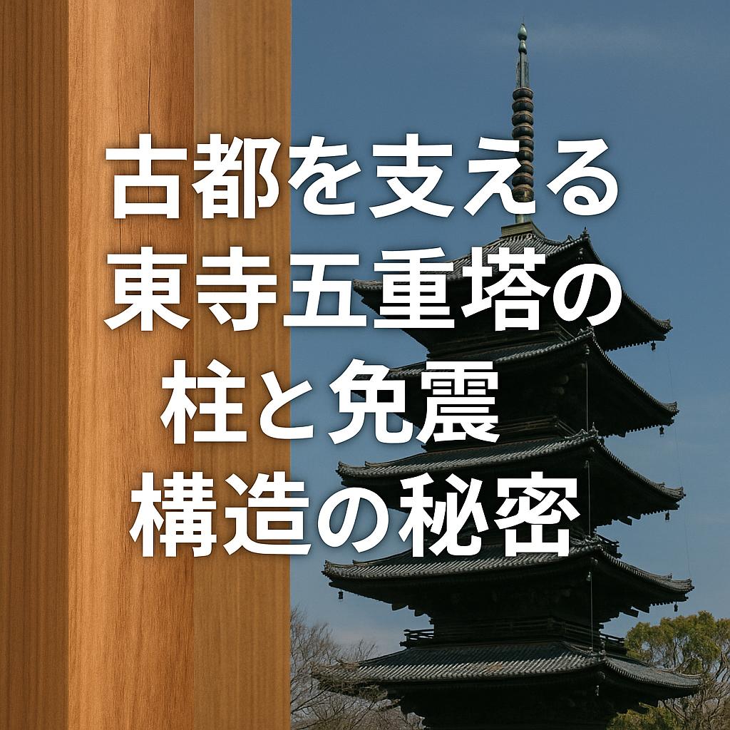 古都を支える東寺五重塔の柱と免震構造の秘密