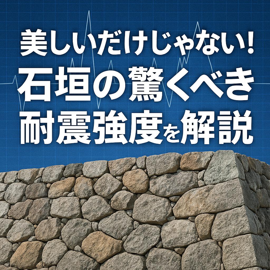 美しいだけじゃない！石垣の驚くべき耐震強度を解説