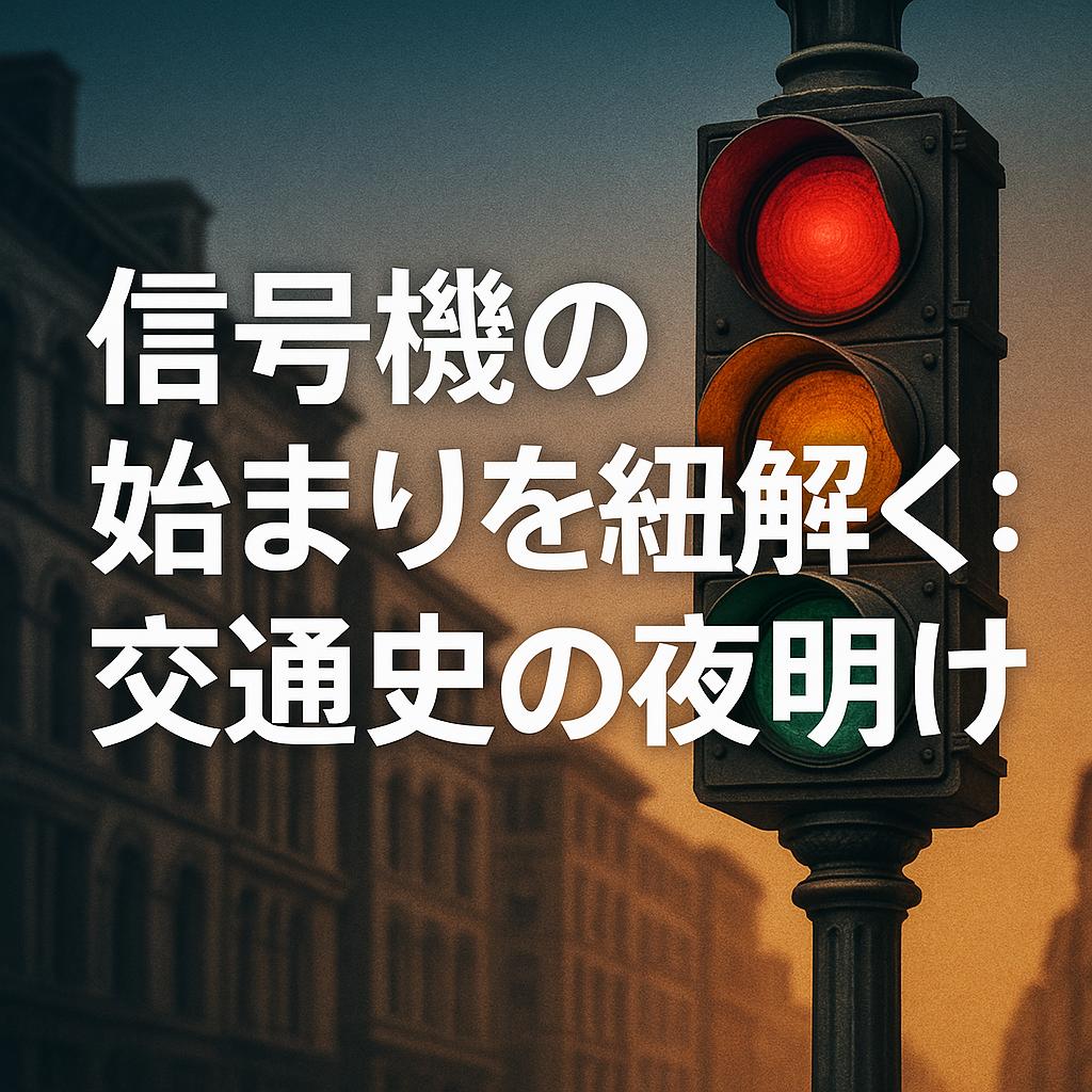 信号機の始まりを紐解く：交通史の夜明け