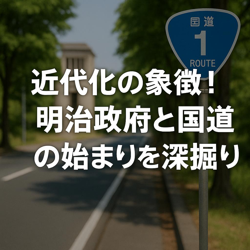近代化の象徴！明治政府と国道の始まりを深掘り