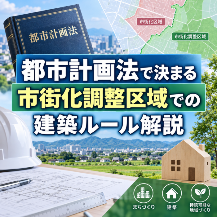 都市計画法で決まる市街化調整区域での建築ルール解説
